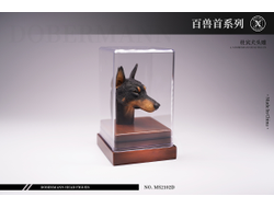 Голова (скульпт) с кистями - доберман 1/6 Dobermann Head Figuer (MS2102D) - Mostoys
