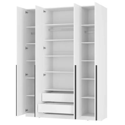 Айрон ШК-13 шкаф 4-х створчатый Белый