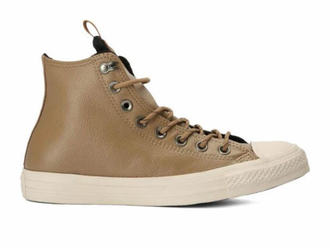 Кеды Converse Chuck Taylor 70 Leather кожаные коричневые высокие