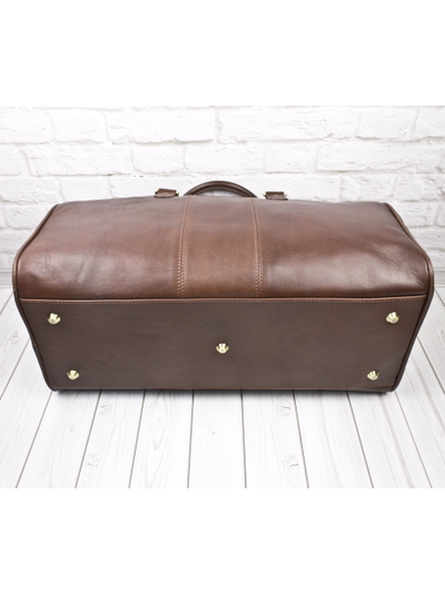 Кожаная дорожная сумка Campelli Premium brown (арт. 
4014-53)