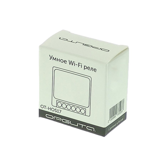 Умное реле (1 канал, 16А, Wi-Fi) Орбита OT-HOS17