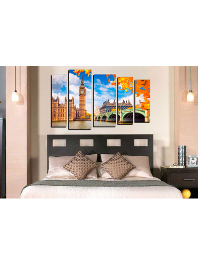 Модульная картина &quot;Часы на башне&quot;