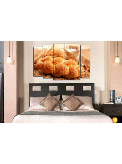 Модульная картина "Свежий хлеб"