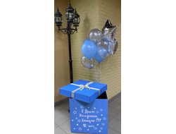 коробка сюрприз с воздушными шарами № 22