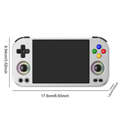 Портативная игровая консоль ANBERNIC RG477M MAX 256Gb+TFcard 256Gb. Цвет серебристый