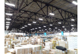 Установка светильников склад Пермь