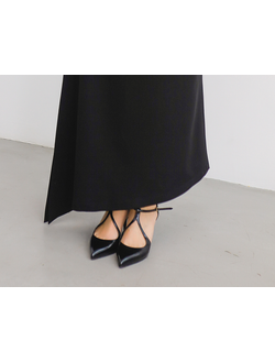 Юбка с асимметрией  (черный)