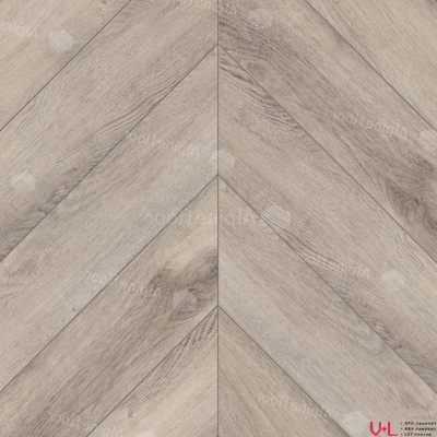 Кварцвиниловая плитка Alpine Floor Сhеvrоn LVТ Дуб Исида ЕСО 20-8 43 класс толщина 2.5 мм с фаской клеевая 1.9736 м2
