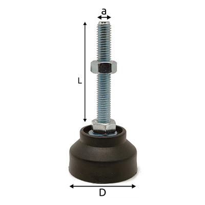 Опора регулируемая М8*40*55 для стола/верстака