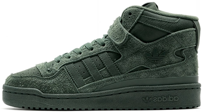 Кроссовки Adidas Forum High Suede Malachite зимние