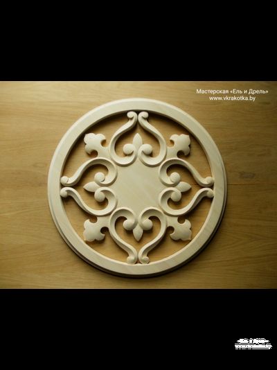 Резьба по дереву в круге