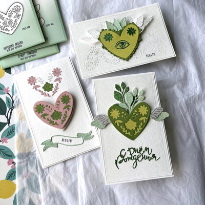 Набор ножей для вырубки "Народная любовь"