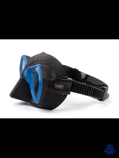 Маска для дайвинга Scuba Brothers TRITON BLACK/BLUE