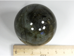 Шар Лабрадорит, Мадагаскар (50 мм, 200 г) №29718
