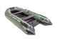 Лодка ПВХ Ривьера Компакт 3200 СК "Касатка" зеленый/черный