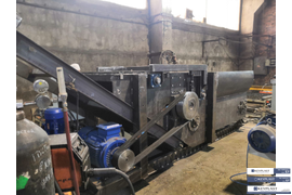 Тестовый запуск щепореза 55 квт