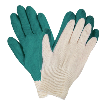 Перчатки хлопчатобумажные износостойкие ОДИНАРНЫЙ облив, 13 класс, КОМПЛЕКТ 5 пар