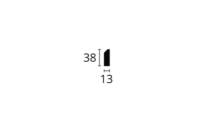 Молдинг FT1 WALLSTYL® - 38*13*2000мм