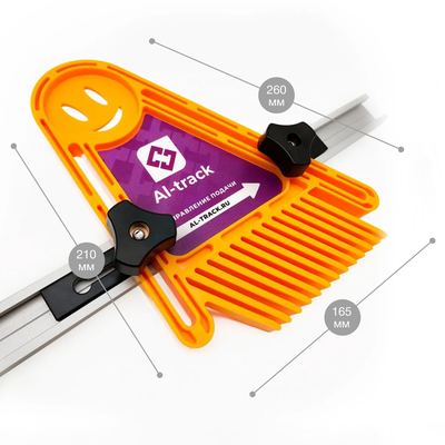 Прижим пластиковый (гребенка) для фрезерного стола (комплект из 2ух шт.)