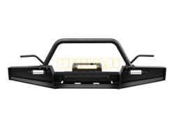 Передний универсальный силовой бампер серии Трофи на УАЗ Хантер 2003- (02.200.13)