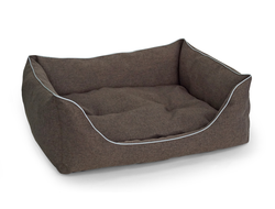 Л-04PK Лежанка с кантом 65*55*20 меланж коричневый