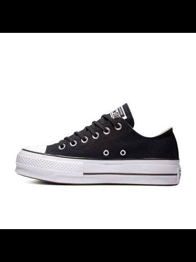 Кеды Converse Lift черные низкие на платформе