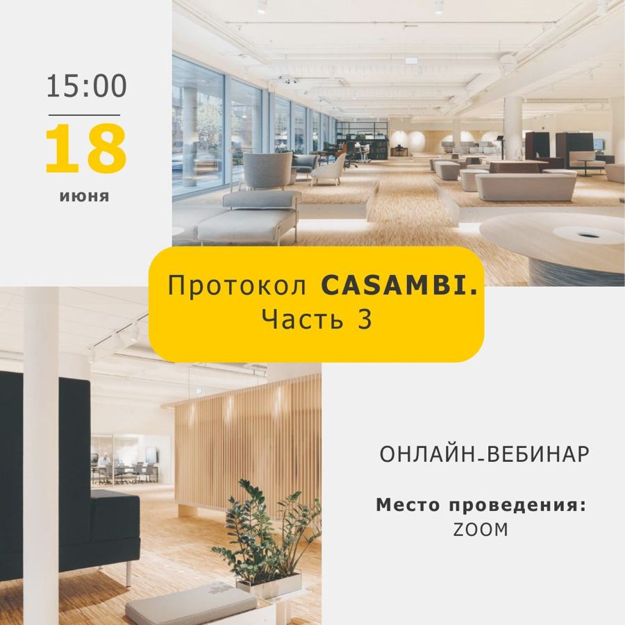 приглашение на онлайн-вебинар 18 июня по системе CASAMBI