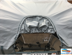 Тент на лодку РИВЕРБОТ 390 С КРЕНОЛИНАМИ