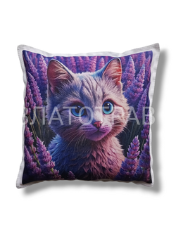 Подушка ароматная "Котенка в Лаванде"