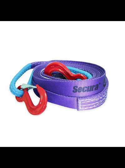 Ремень буксировочный эластичный (серия PRO &quot;Secura&quot;) 6 т, Крюк/Крюк