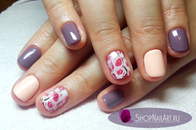 Слайдер-дизайн 022 - Нежные, розовые розы