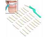 Набор ластиков для чистки зубов, 25 шт.