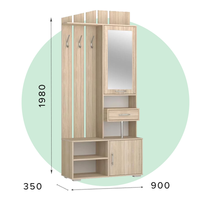 Прихожая ПР-5 дуб сонома