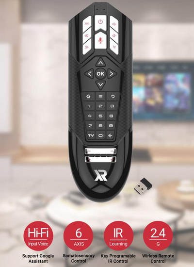 Программируемый пульт R1 Pro с гироскопной мышью и голосовым поиском