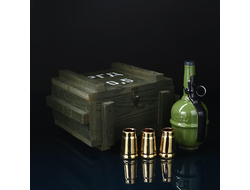 Модель № BA85: штоф и 3 рюмки &quot;Граната&quot;