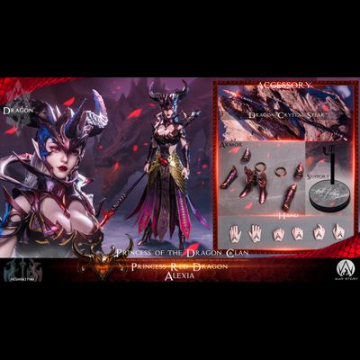 Принцесса-дракон Алексия (красная) - Коллекционная ФИГУРКА 1/6 scale Dragon Princess - Red Dragon Alexia (WS019B) - WAR STORY