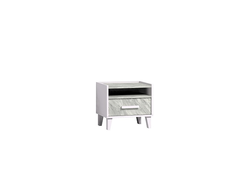 Спальня АЙРИС - АЙРИС 41 Тумба прикроватная Белый/Статуарио