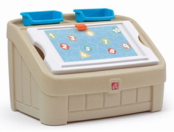 Step 2- Ящик для игрушек «Два в одном» (синий)