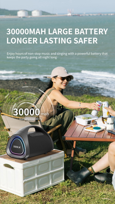 Караоке - система SODLK S1617 320W BLUETOOTH аккумуляторная с двумя беспроводными микрофонами