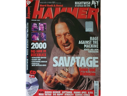 Metal Hammer Deutsch Magazine January 2001 Savatage, Him,Rammstein Иностранные журналы, Intpressshop