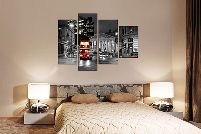 Модульная картина "Лондон серый"