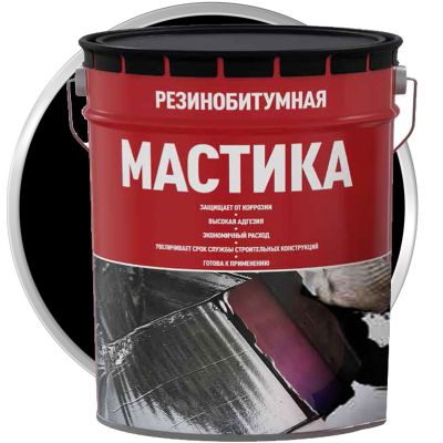 Мастика резинобитумная 19 кг/21,5 л