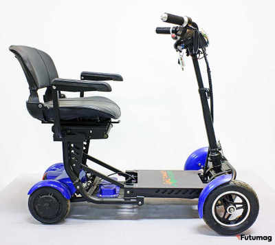 Трицикл GreenCamel Кольт 501 (36V 10Ah 2x250W) кресло синий