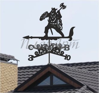 флюгер на крышу викинг