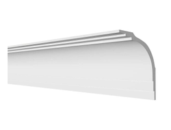 Потолочный плинтус DECOR-DIZAYN DD511, из дюрополимера, под покраску, ударопрочный