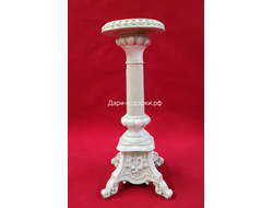 Подсвечник античный 27*11см   0,6кг  полистоун Россия  1085-013081 Можно заказать в любом цвете и оттенке