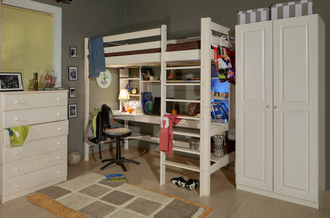 Шкаф КЛАССИК комбинированный из массива сосны 80 Х 58 Х 190 СМ