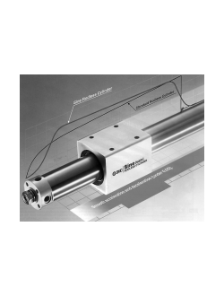 Бесштоковый цилиндр с плавным разгоном и торможением в конце хода REA