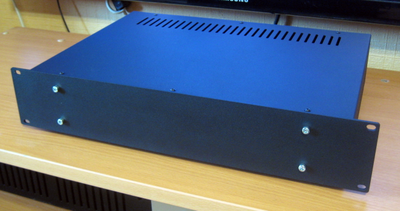 корпус усилителя 2U под стойку 19"