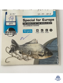 Крючки Kumho 277 N 1/10 №14